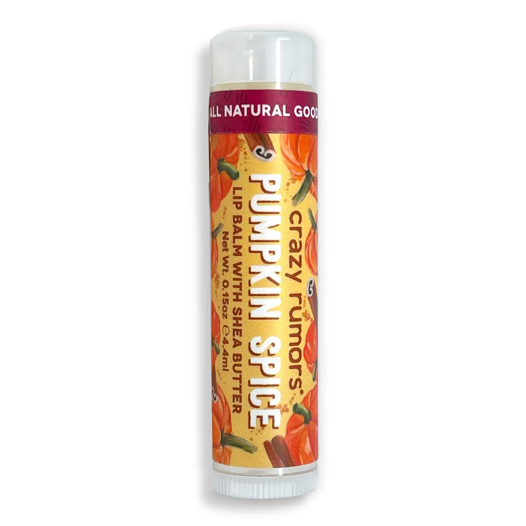 All Natural, Vegan Pumpkin Spice Lip Balm - Seasonal